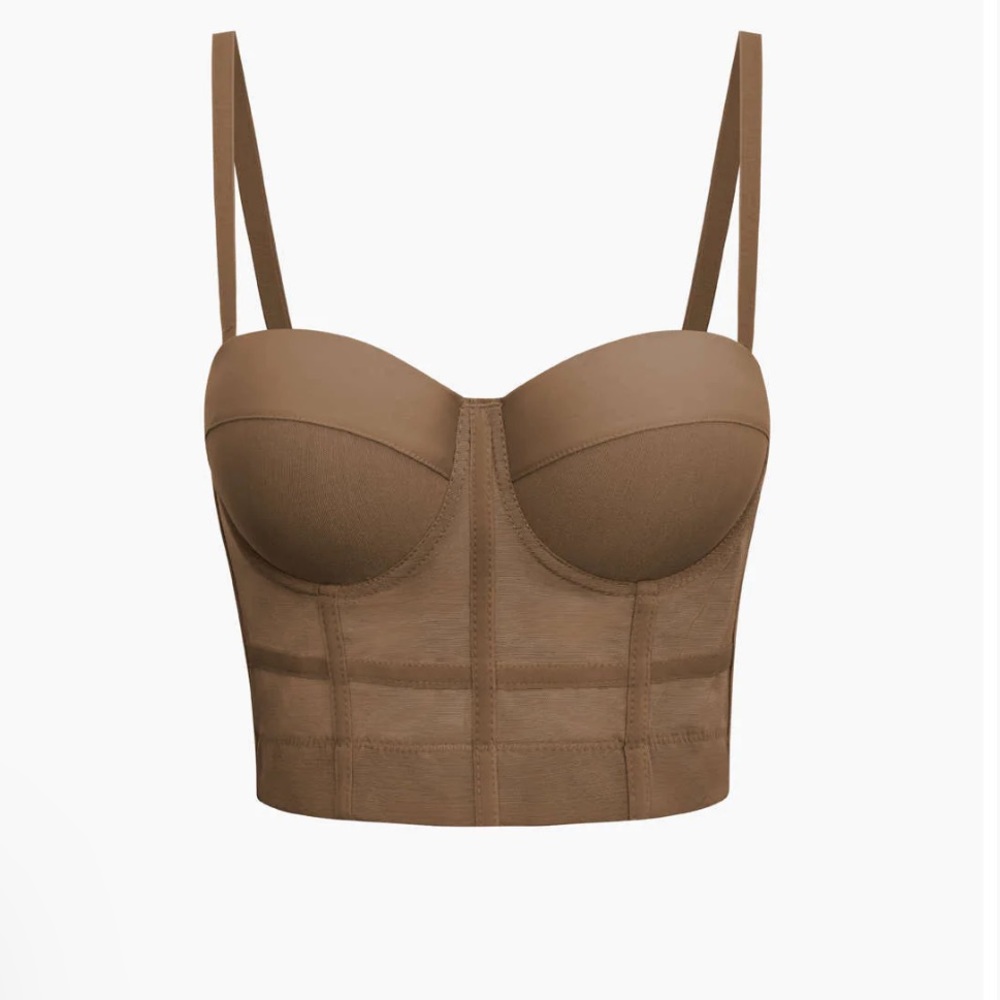 NWT Micas Size XXS Mesh Underwire Bustier - Picture 3 of 7